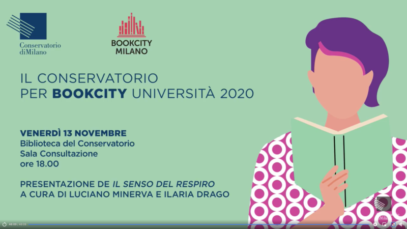 Book City 2020. L’incontro su Il senso del respiro al Conservatorio di Milano